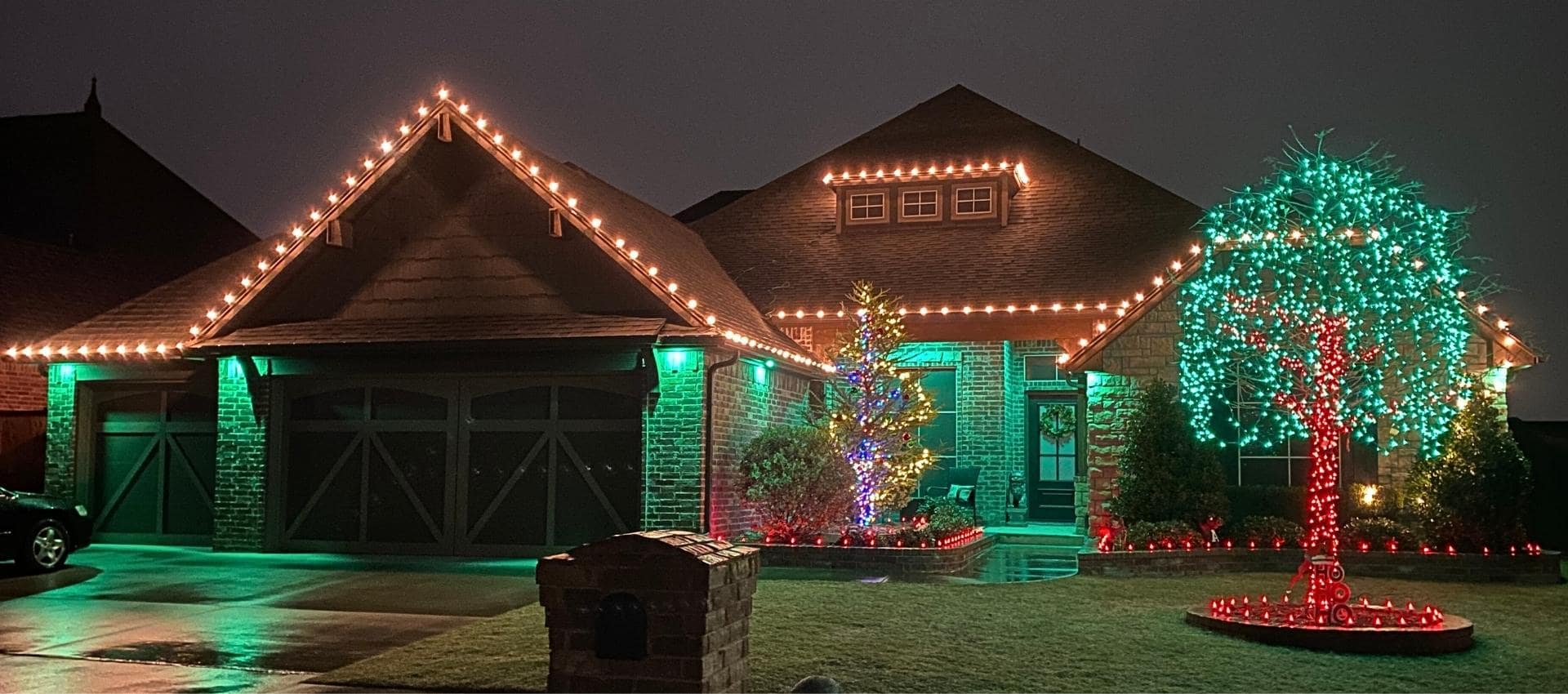 Christmas Lights Installed in OKC Install Christmas Lights OKC